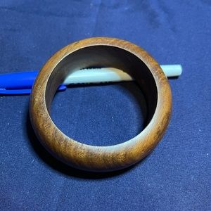 Wooden Chunky bangle bracelet.